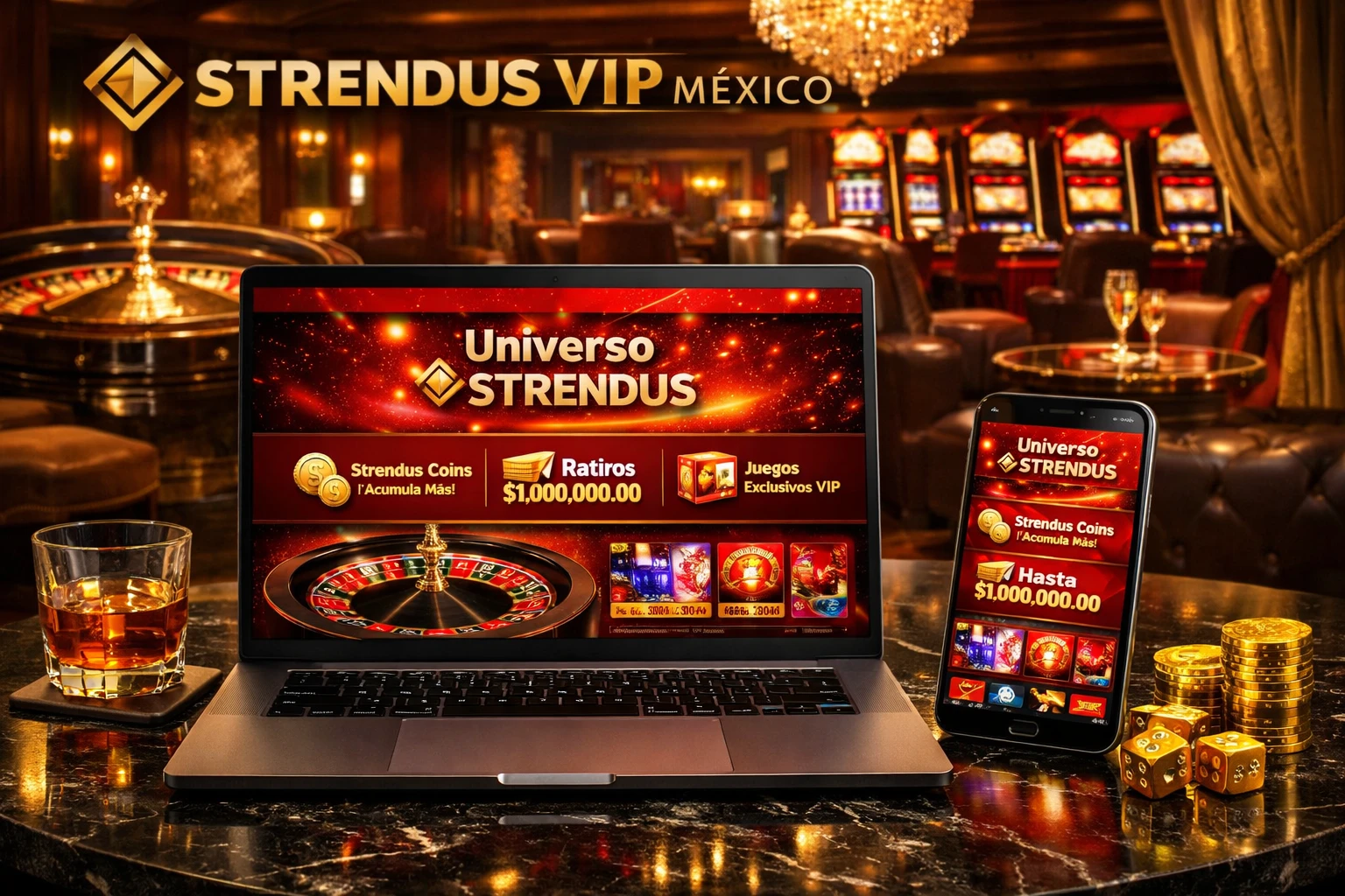 Strendus VIP México con beneficios exclusivos para high-rollers